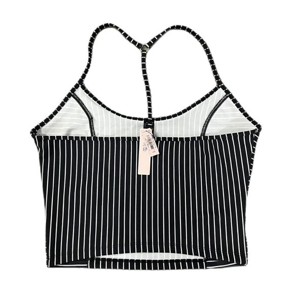 Victoria’s Secret PINK On Point Essential Tank top Racerback T back Striped Xs - Picture 7 of 7
